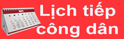 Thông báo Lịch tiếp công dân của Sở Y tế năm 2026